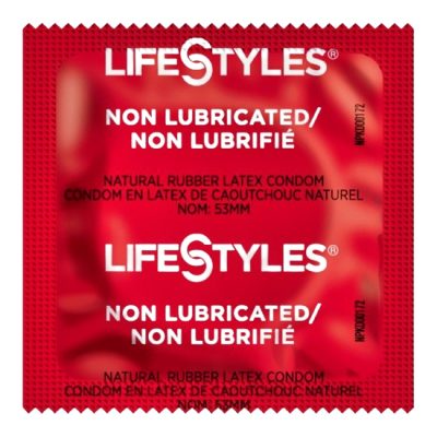 Lifestyles non-lubricated condoms