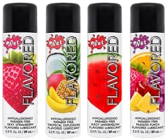 Wet flavored sex lubes